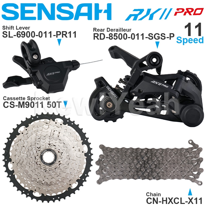 SENSAH RX11 Pro 11 ӵ MTB ׷ Ʈ    Ϸ  SUGEK īƮ Ŷ 50T 52T  X11 ü ǰ
